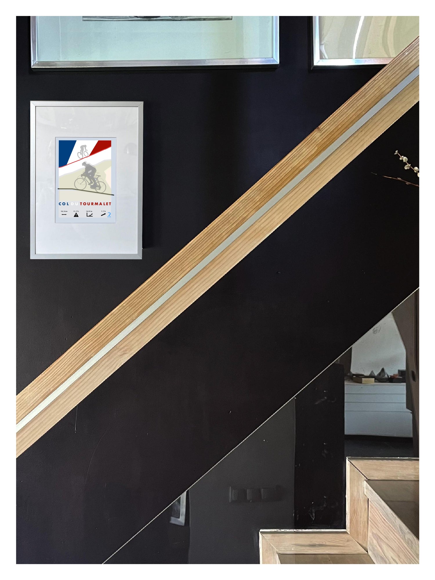 Tourmalet Plakat rowerowy WHYTHERE? 21cm x 30cm
