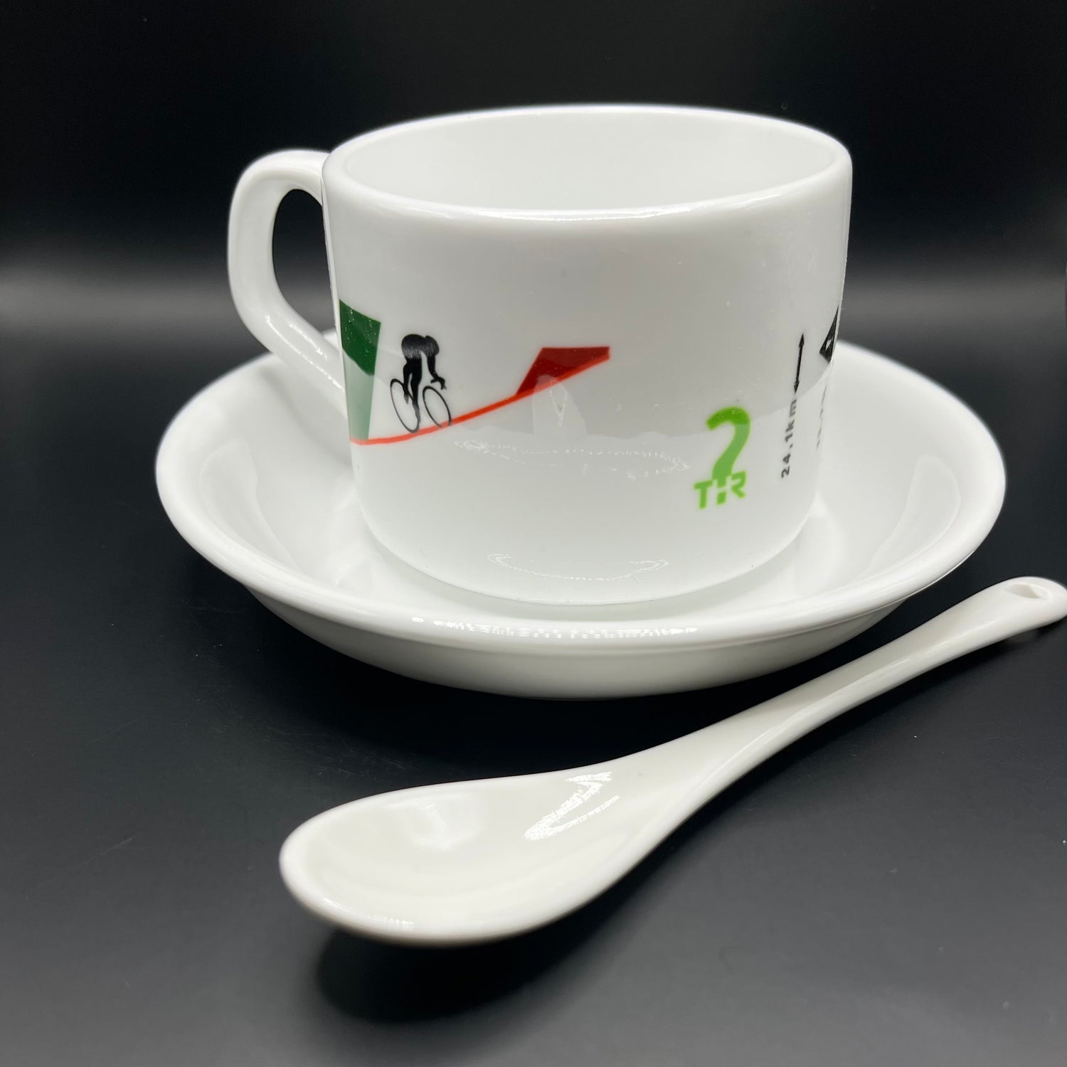 Filiżanka coffee ride Passo dello Stelvio idealny prezent dla kolarza