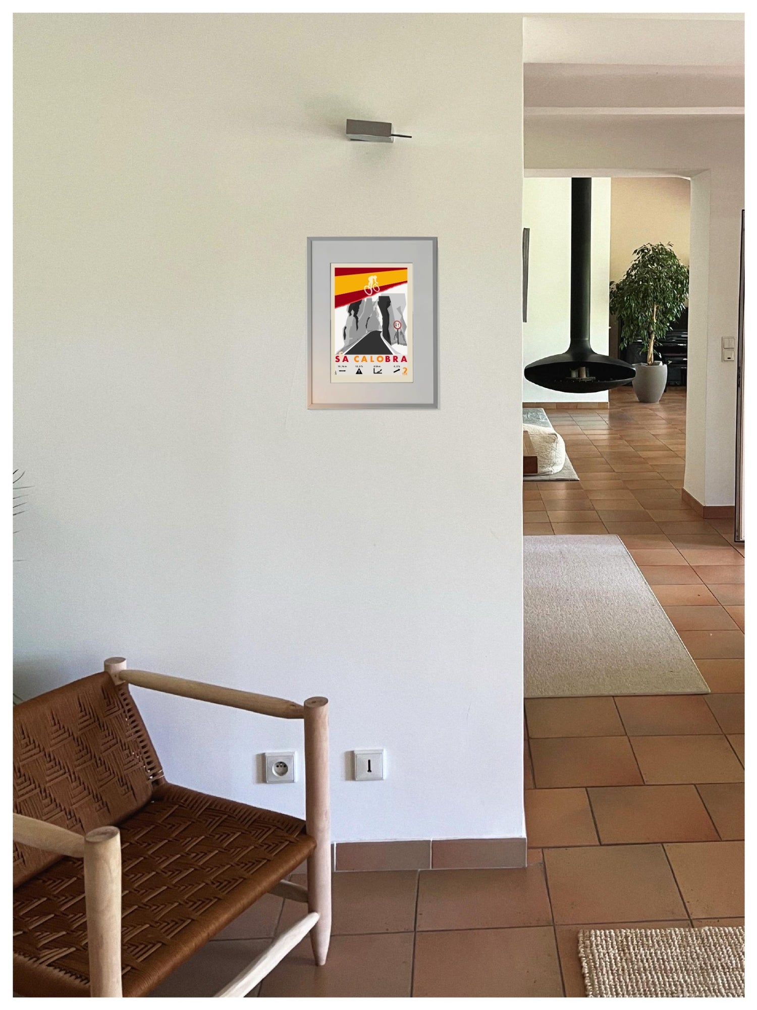 Sa Calobra Plakat Rowerowy WHYTHERE? 30cm x 40cm