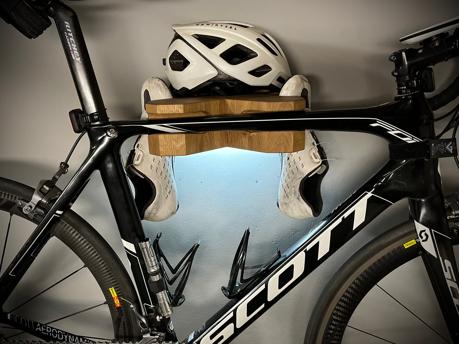 Wieszak Rowerowy Gavia, Drewno Dębowe, Nowoczesny Design,