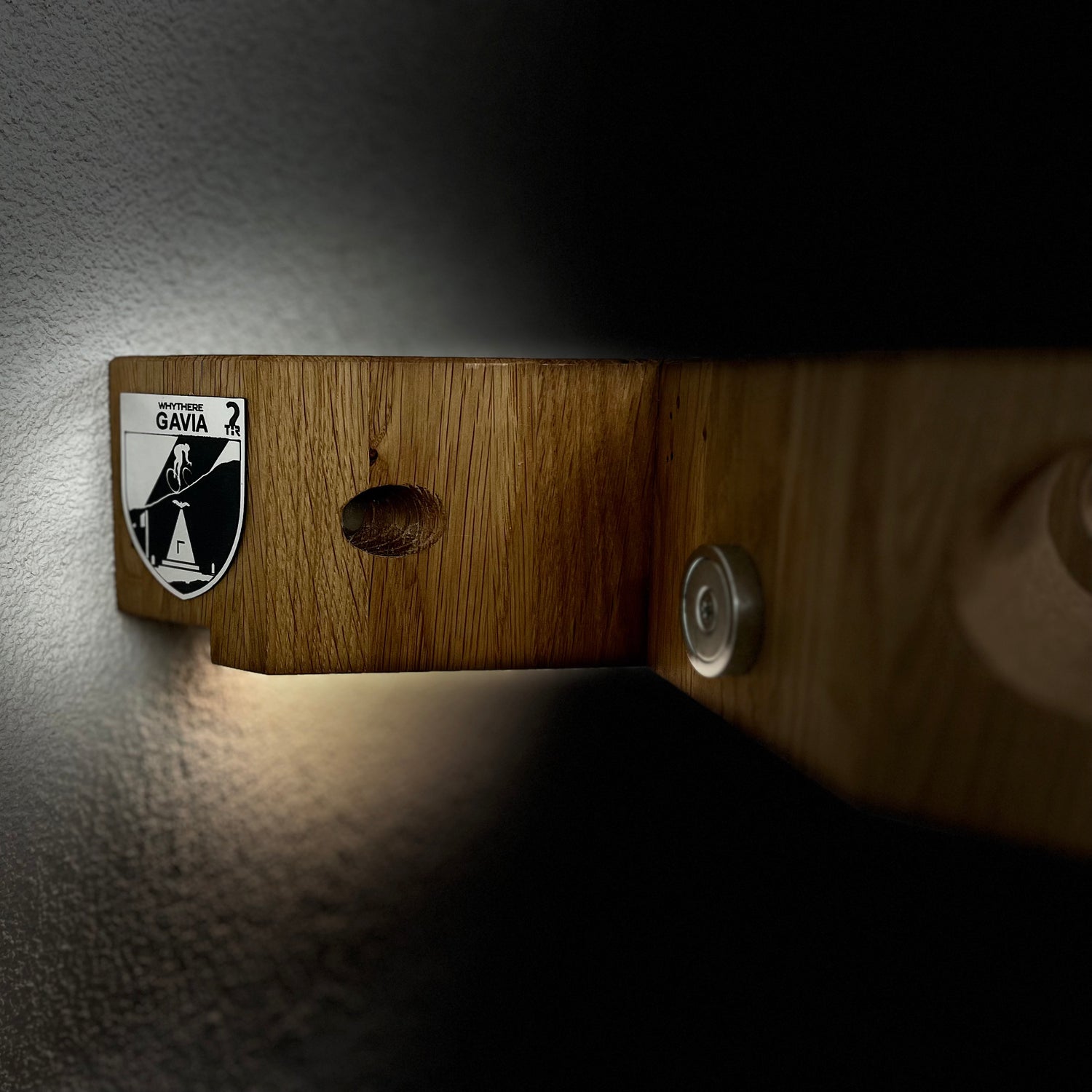 Wieszak Rowerowy Gavia, Drewno Dębowe, Nowoczesny Design,