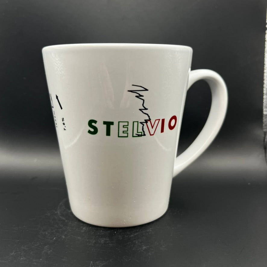 Kubek ( Latte) kolarza Passo dello Stelvio idealny prezent dla kolarza
