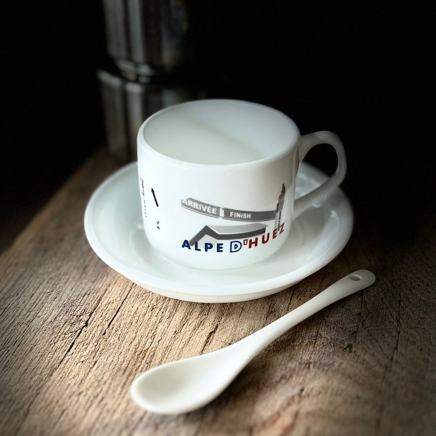 Filiżanka cofee ride Alp d'Huez