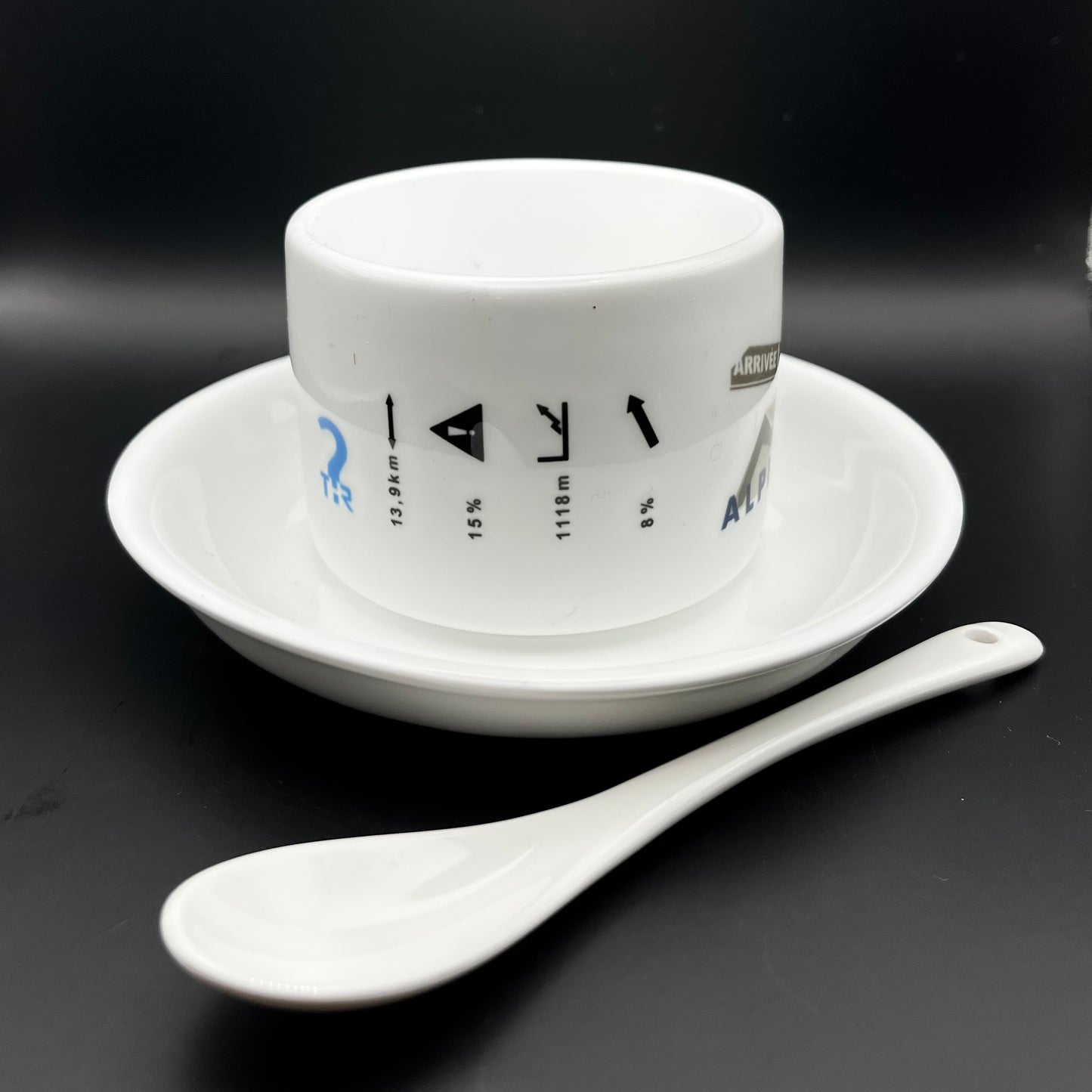 Filiżanka cofee ride Alp d'Huez