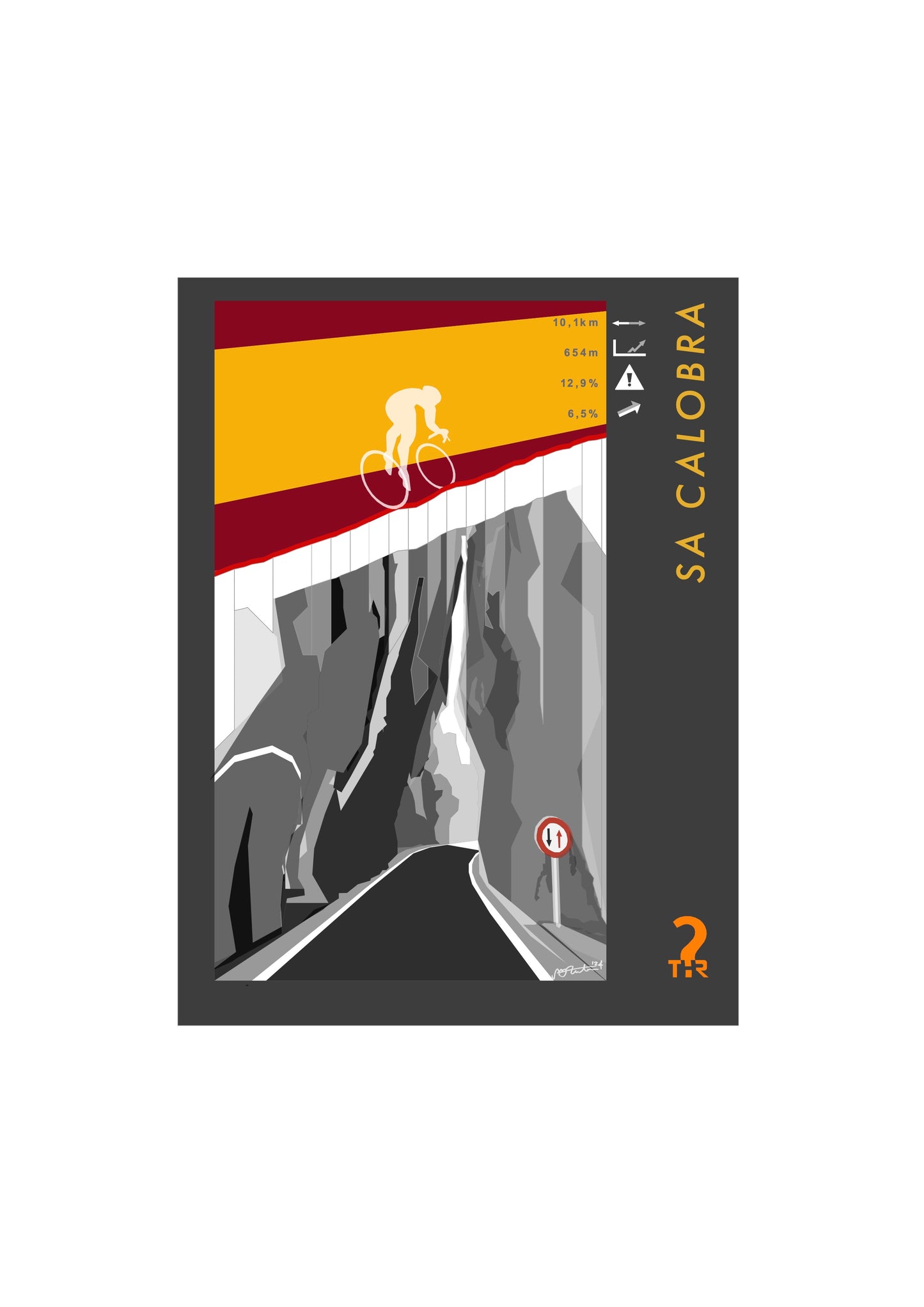 Sa Calobra Cycling Poster