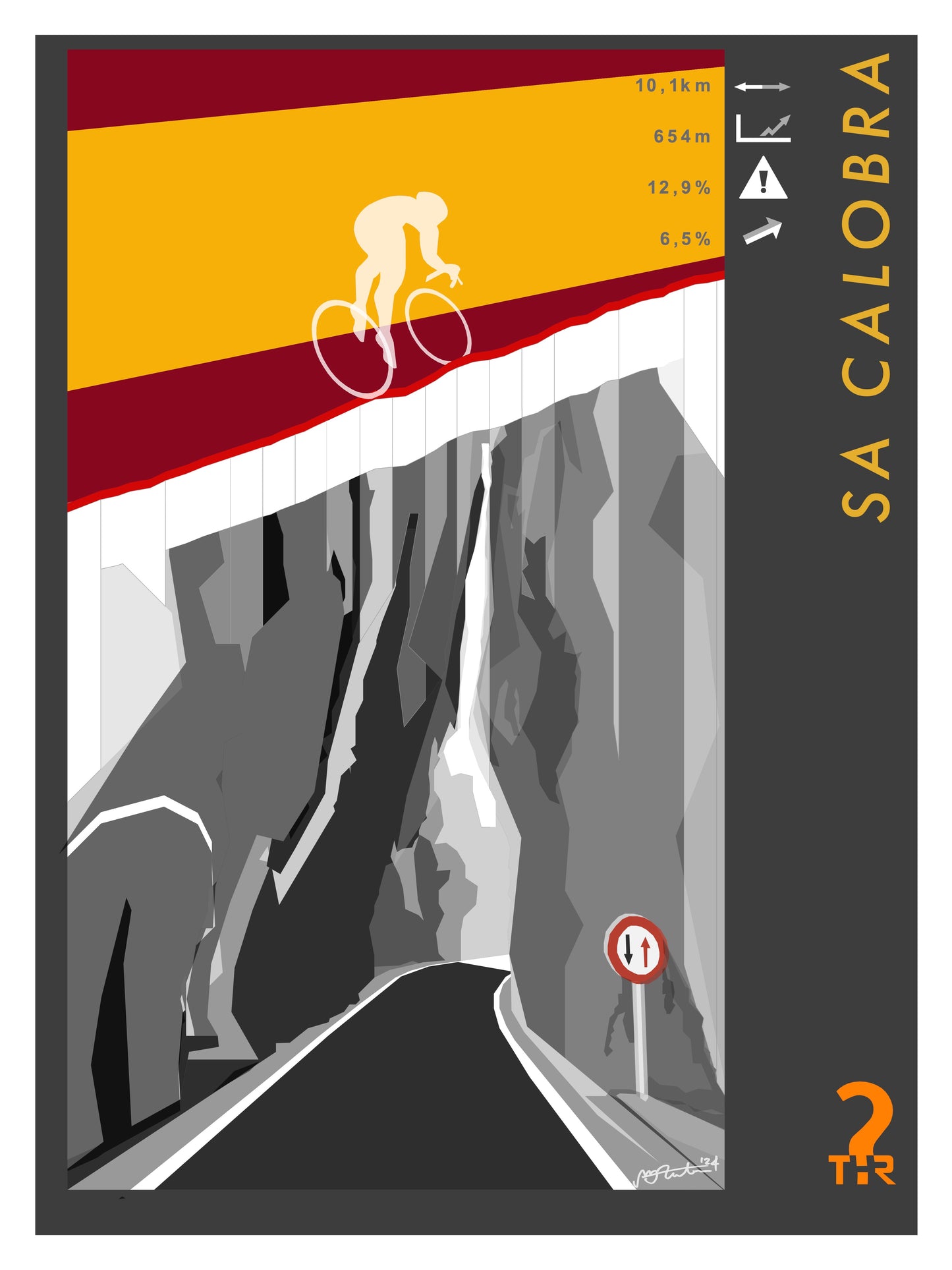 Sa Calobra Cycling Poster