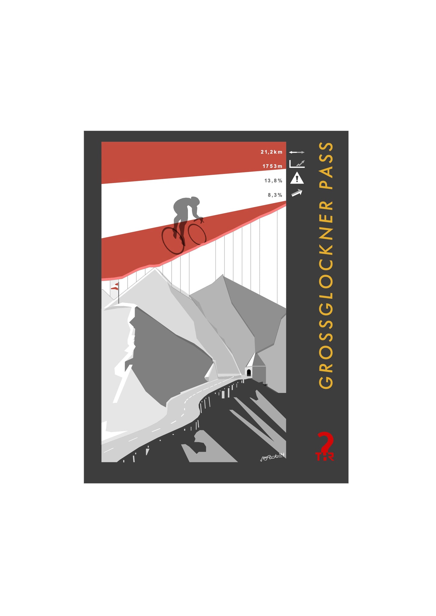 Grossglockner Cycling Poster