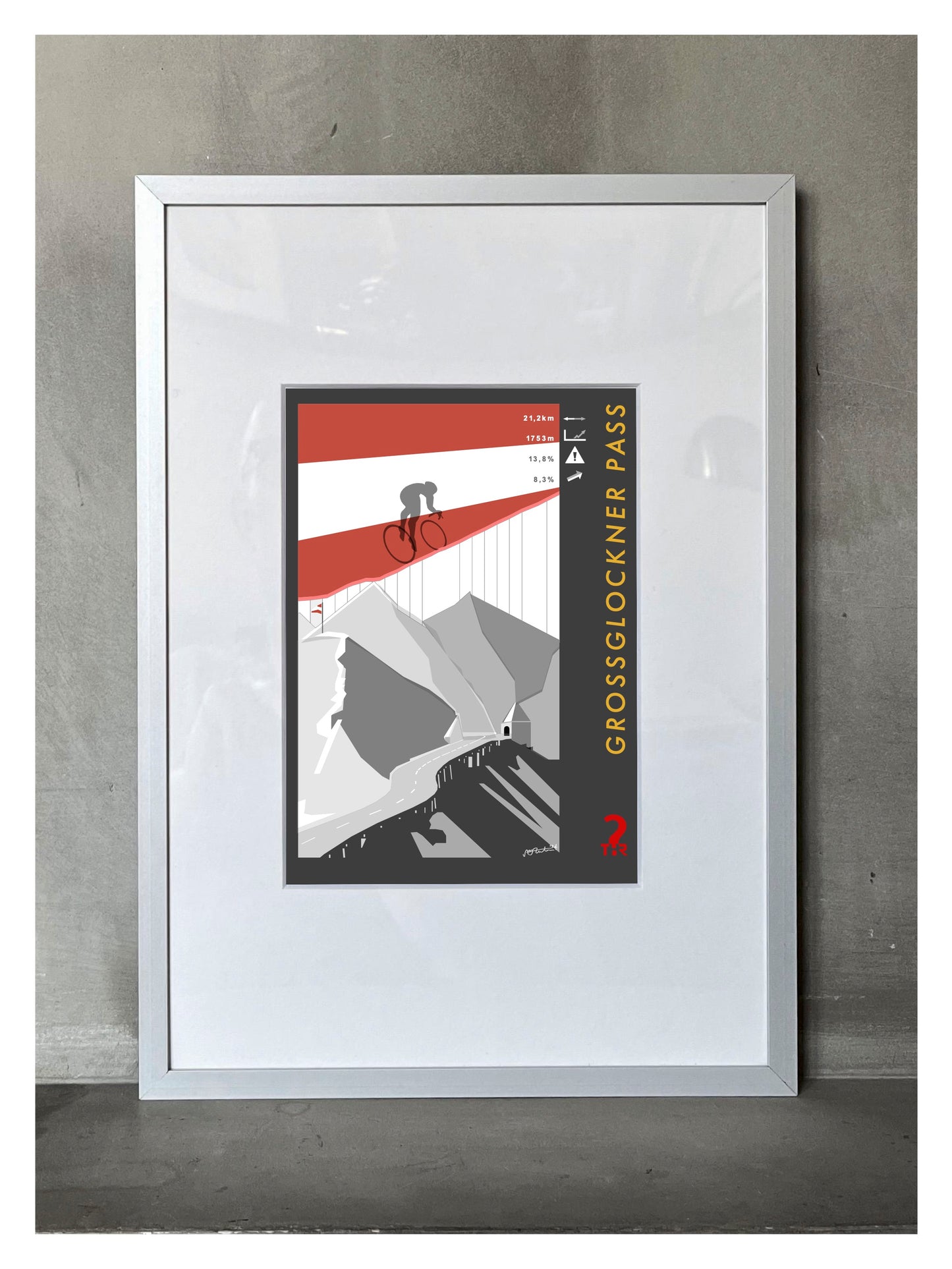 Grossglockner Cycling Poster