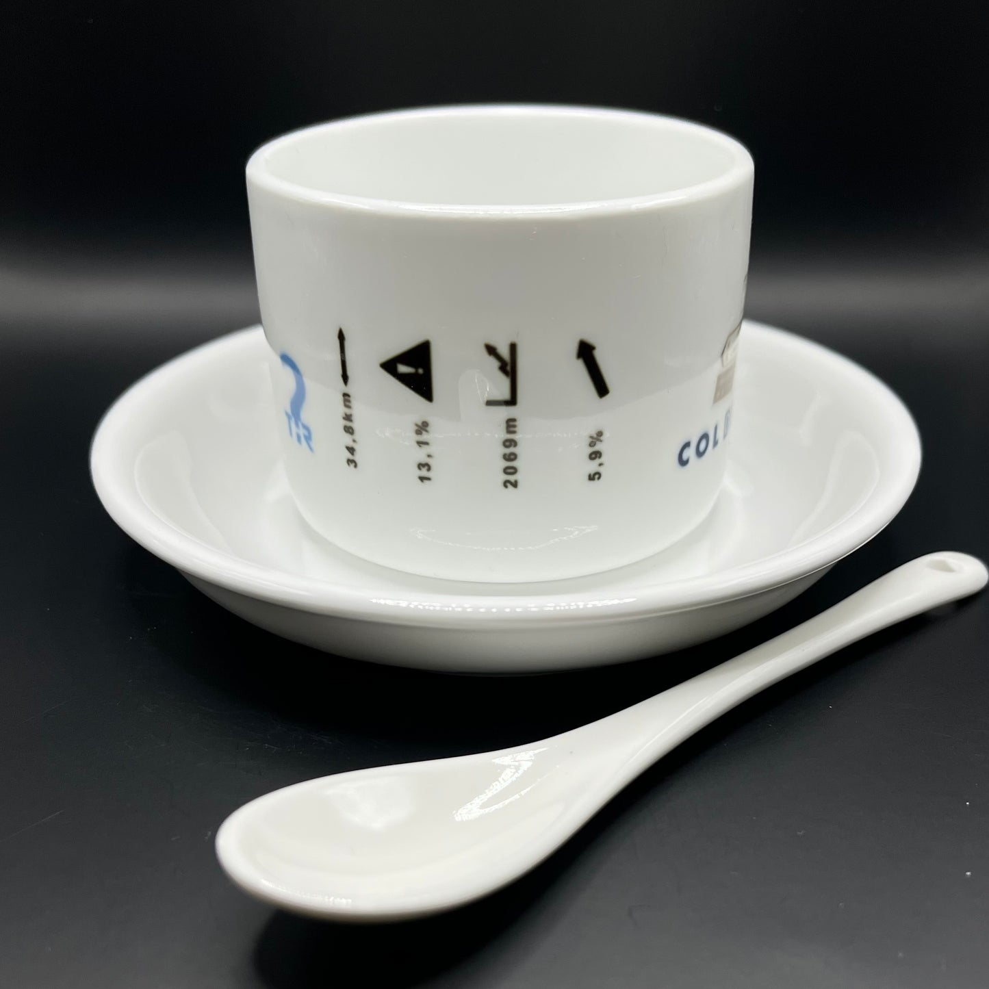 Filiżanka coffe ride Col du Galibier