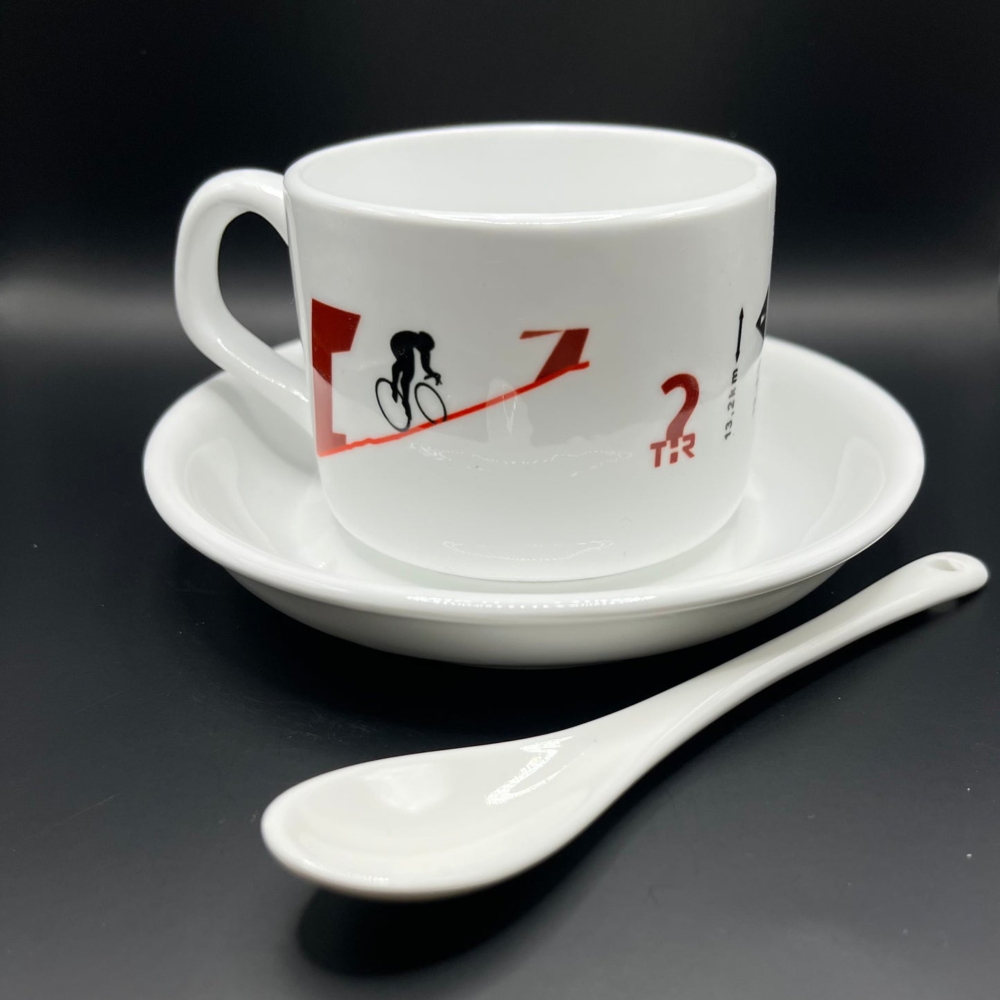 Filiżanka coffee ride St. Gothard Pass