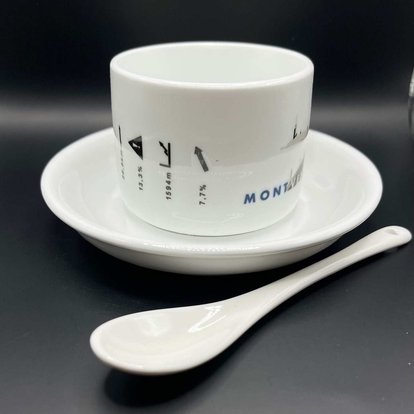 Filiżanka coffe ride Mont Ventoux