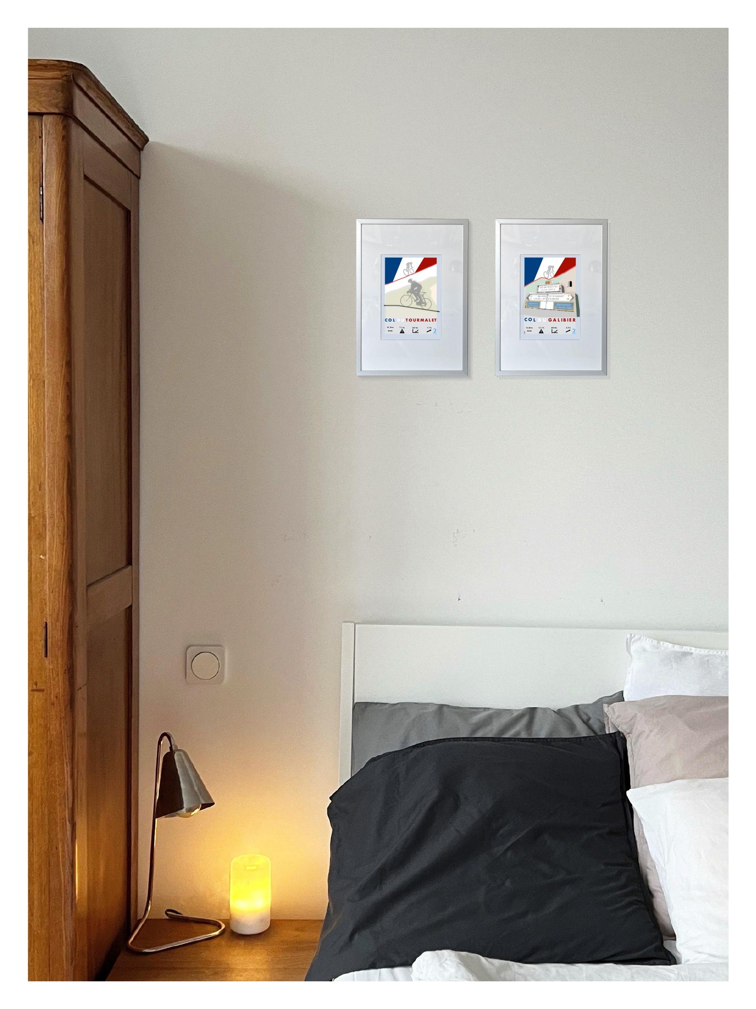 Galibier Plakat rowerowy WHYTHERE? 21cm x 30cm