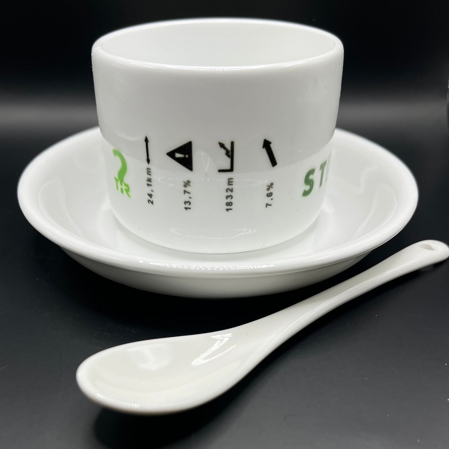 Filiżanka coffee ride Passo dello Stelvio idealny prezent dla kolarza