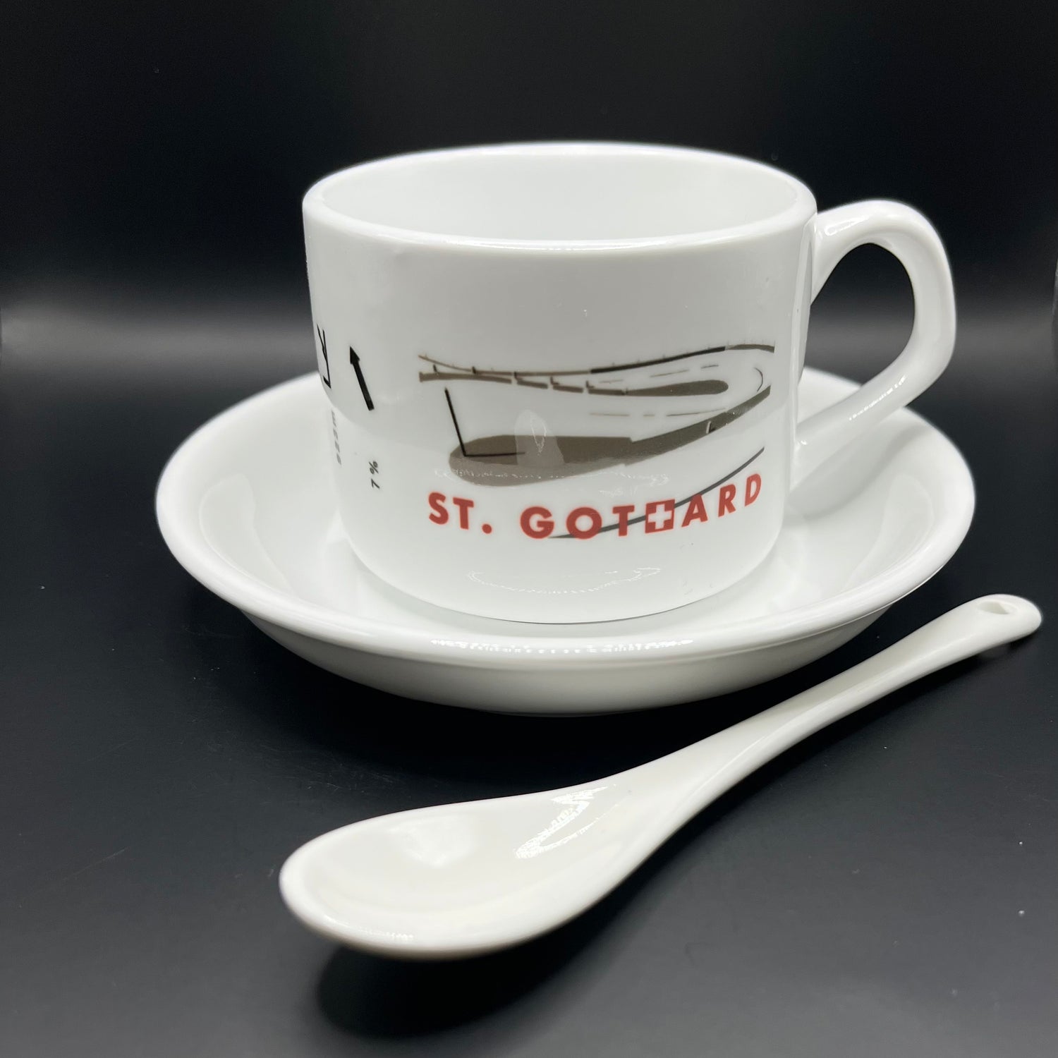 Filiżanka coffee ride St. Gothard idealny prezent dla kolarza