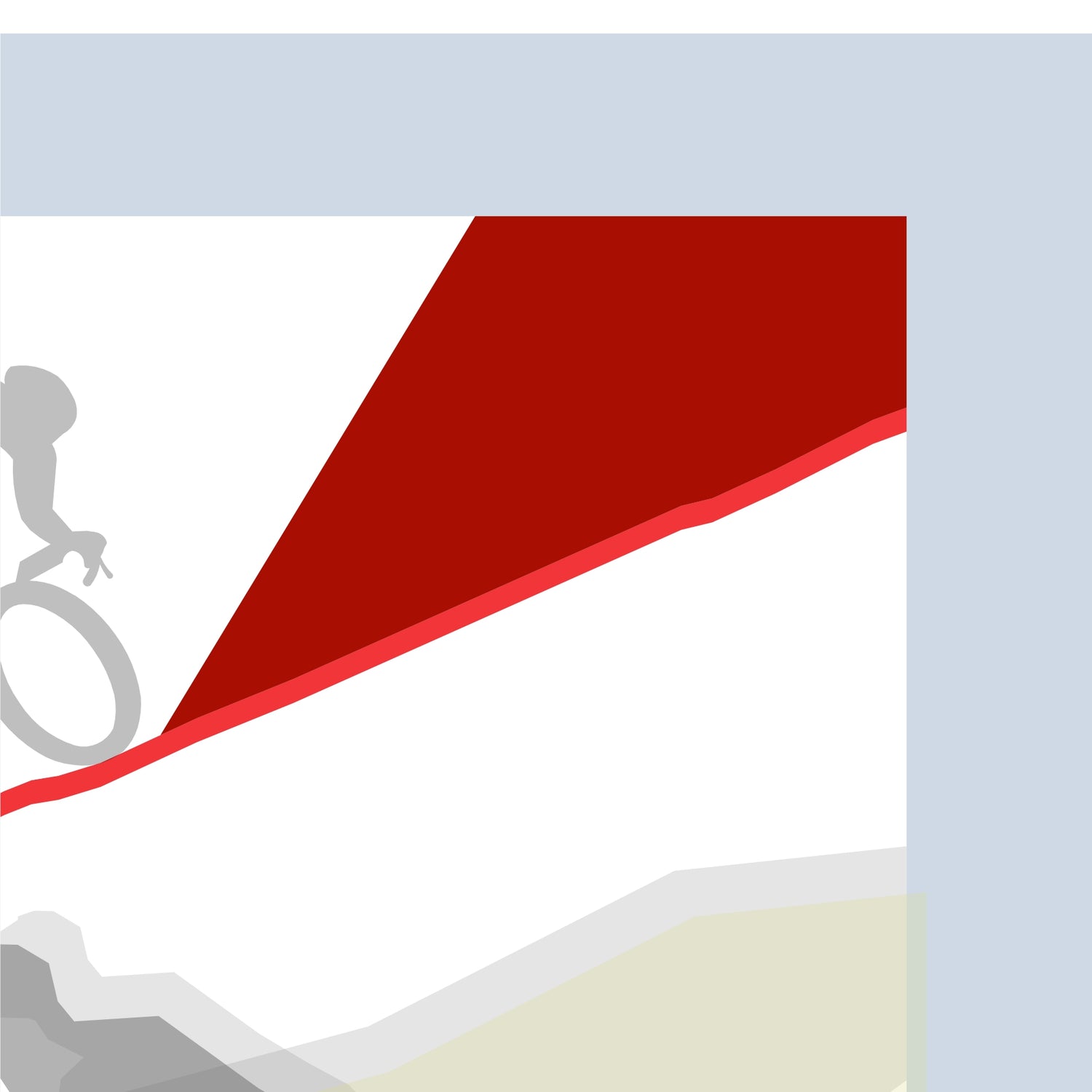Tourmalet Plakat rowerowy WHYTHERE? 30cm x 40cm