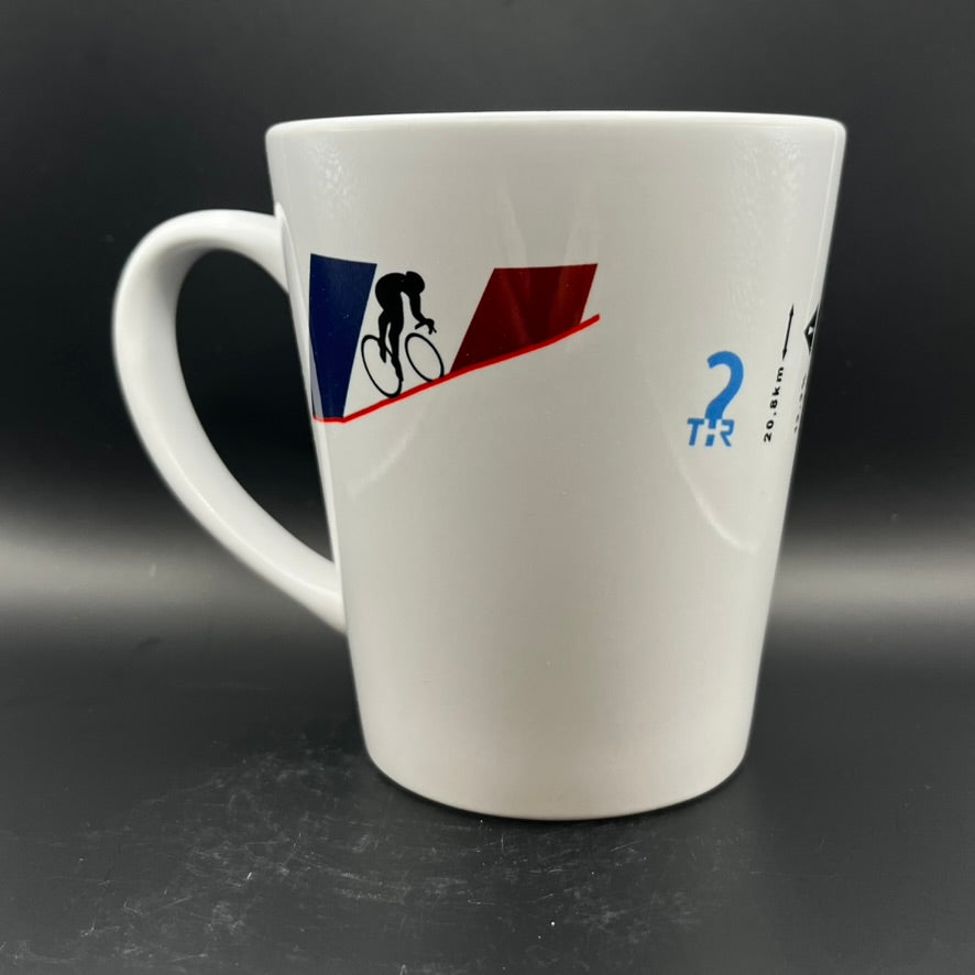 Kubek ( Latte) kolarza Mont Ventoux idealny prezent dla kolarza