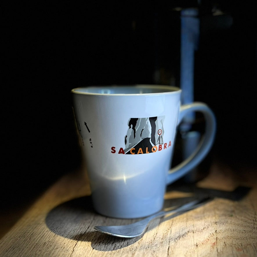 Kubek ( Latte) kolarza Sa calobra idealny prezent dla kolarza