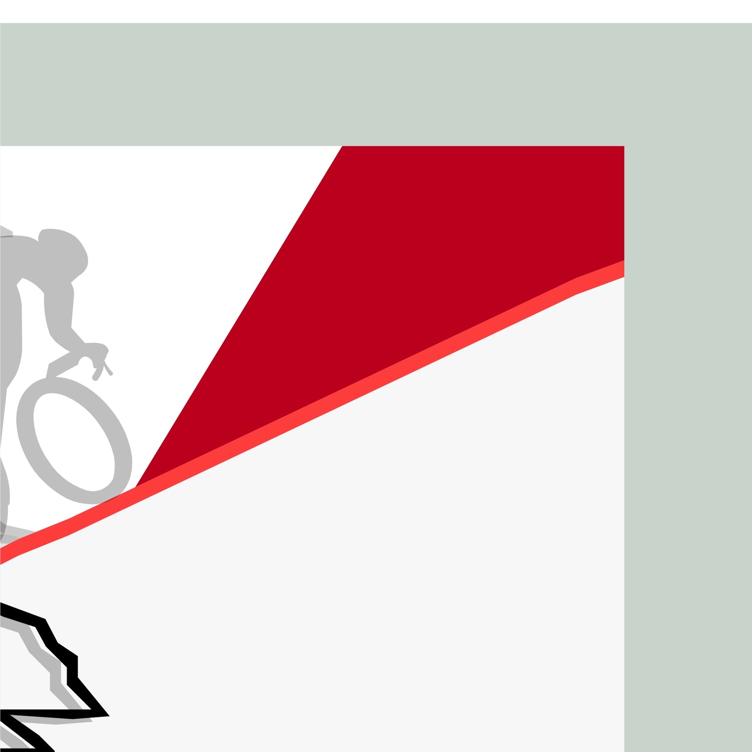 Passo dello Stelvio Plakat rowerowy WHYTHERE? 30 cm x 40 cm