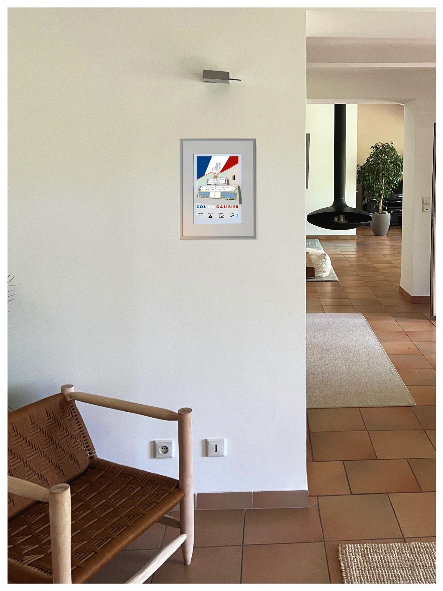 Galibier Plakat rowerowy WHYTHERE? 30cm x 40cm