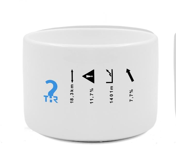 Filiżanka coffee ride Col du Tourmalet