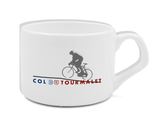 Filiżanka coffee ride Col du Tourmalet