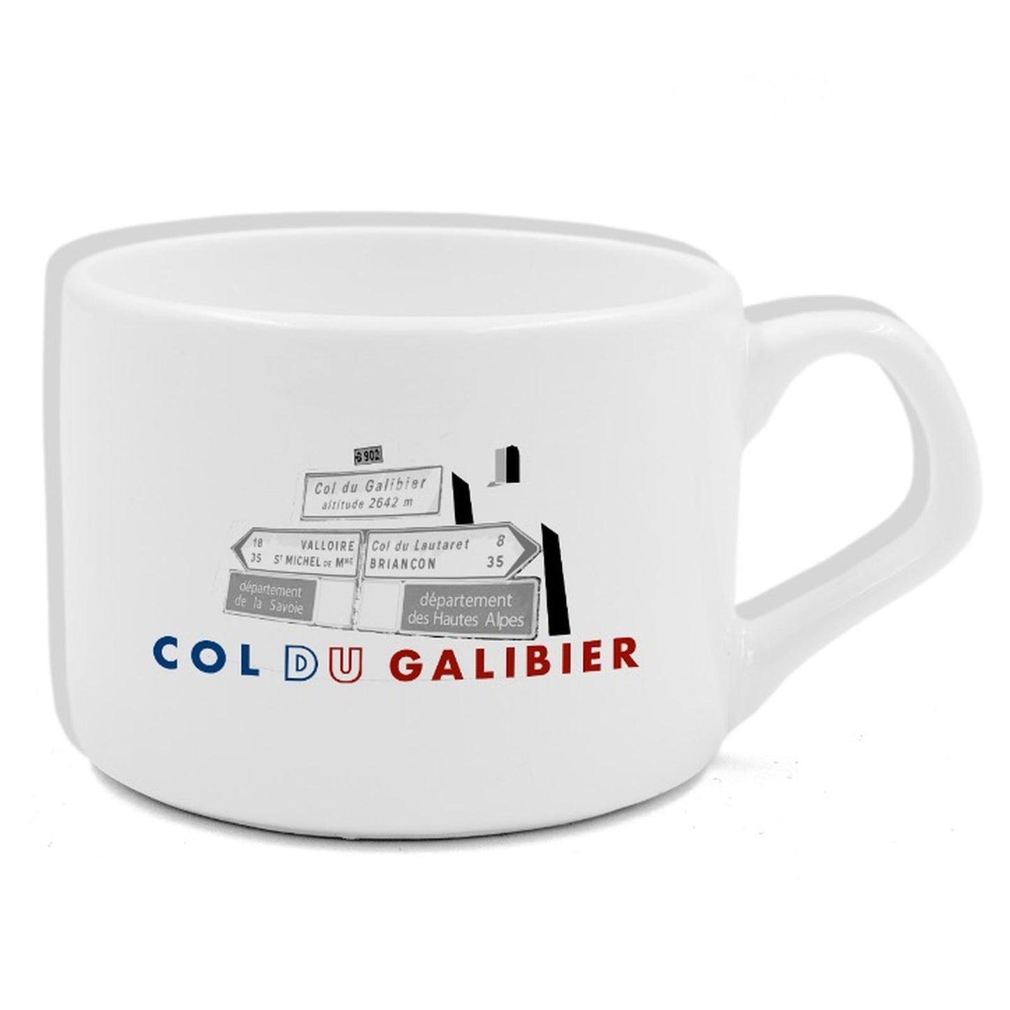 Filiżanka coffe ride Col du Galibier