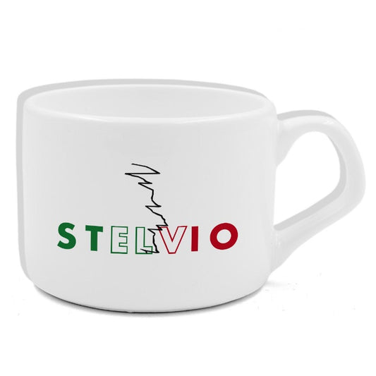 Filiżanka coffee ride Passo dello Stelvio