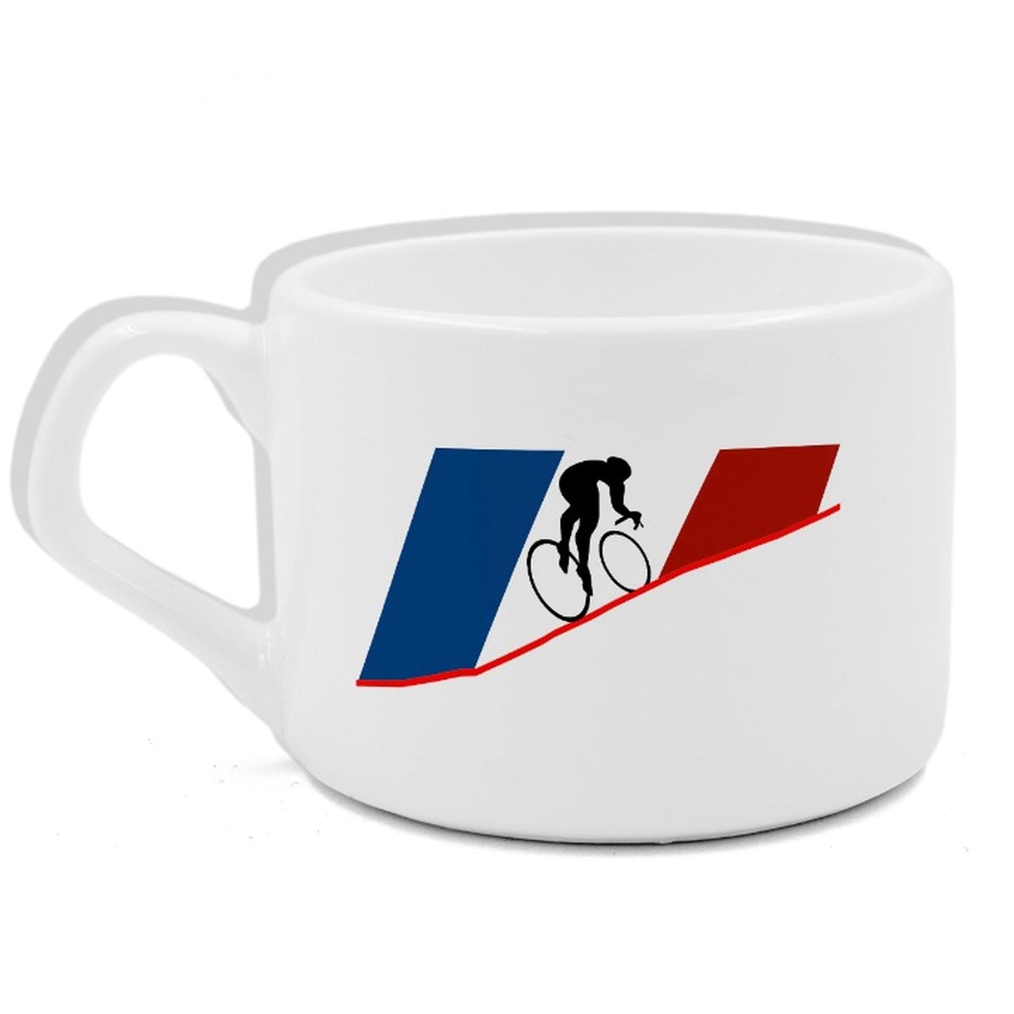 Filiżanka coffe ride Mont Ventoux