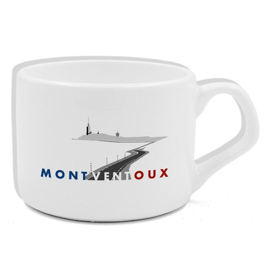 Filiżanka coffe ride Mont Ventoux